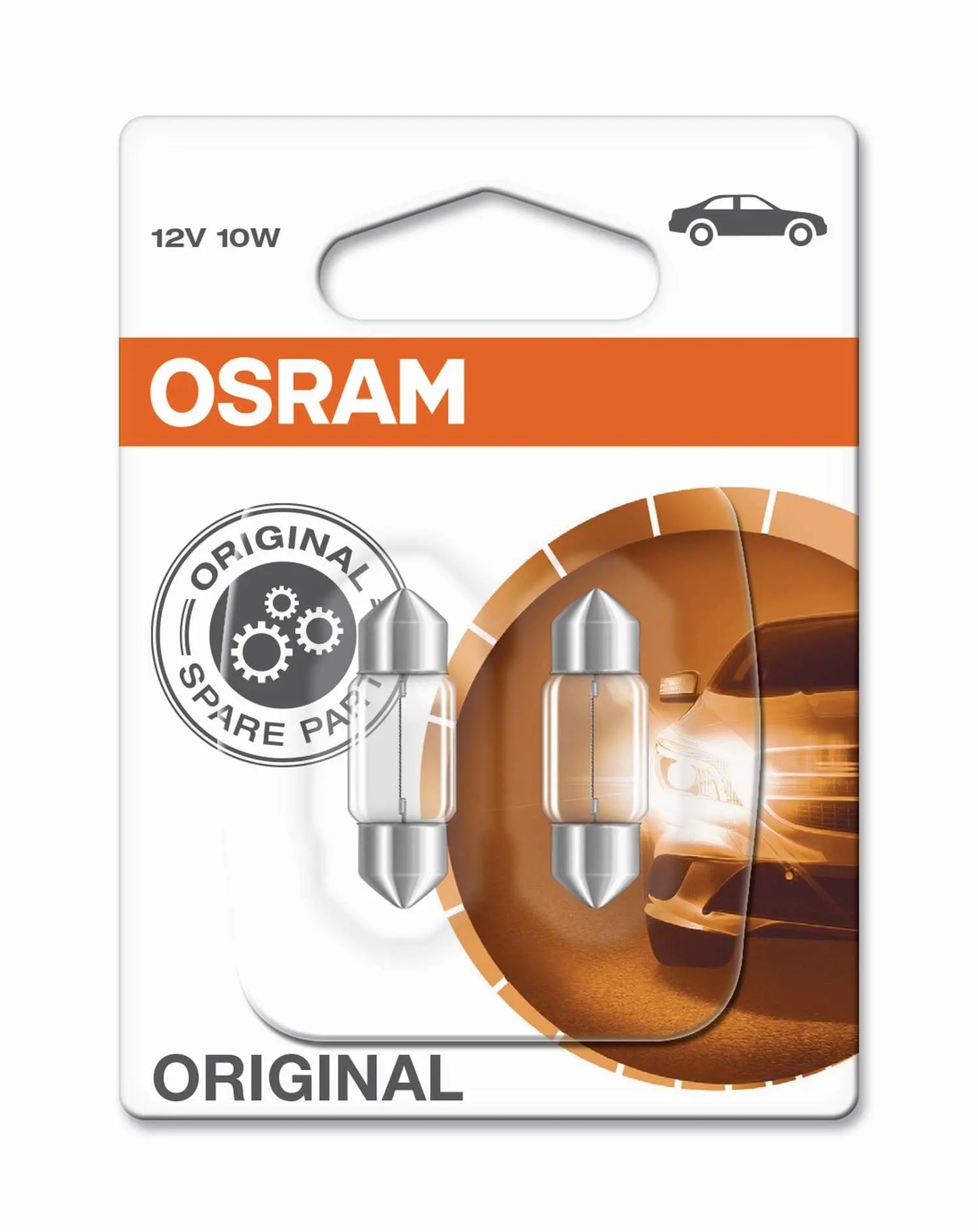 10W 31mm Soffitte Doppelblister 12V Original OSRAM - Samsuns Group