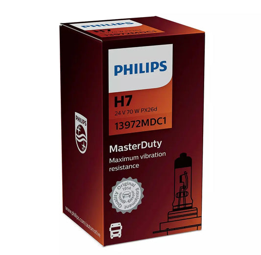 H7 24V 70W PX26d MasterDuty 1 St. Philips - Samsuns Group