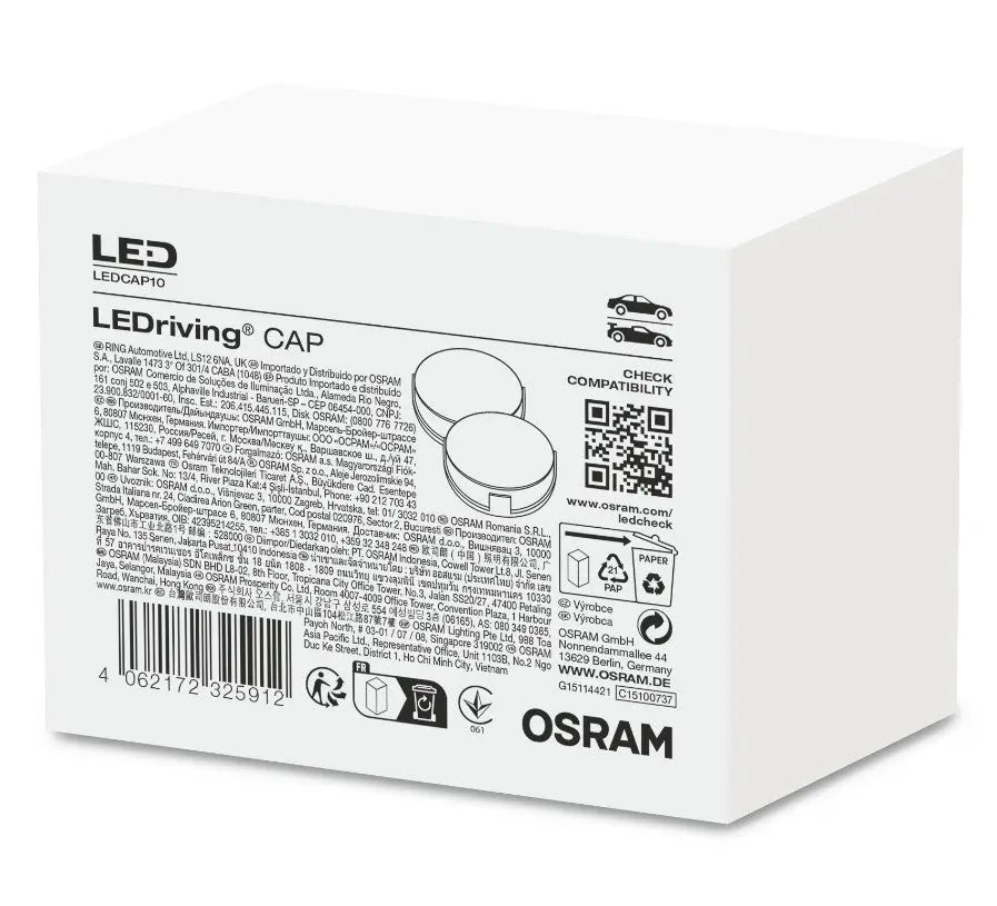 LEDriving CAP LEDCAP10 für NIGHT BREAKER LED H7-LED 2 St. OSRAM - Samsuns Group
