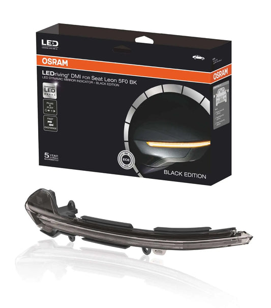 LEDRiving® Dynamische LED Spiegelblinker Seat Leon 5F, Ibiza KJ, Arona KJ - Black Edition - Samsuns Group