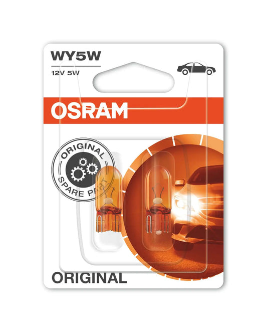 WY5W 12V 5W W2.1x9.5d 2st. Blister OSRAM - Samsuns Group