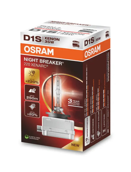 D1S 35W XENARC® NIGHT BREAKER® LASER +220% 3 Jahre Garantie* 1 St. OSRAM OSRAM