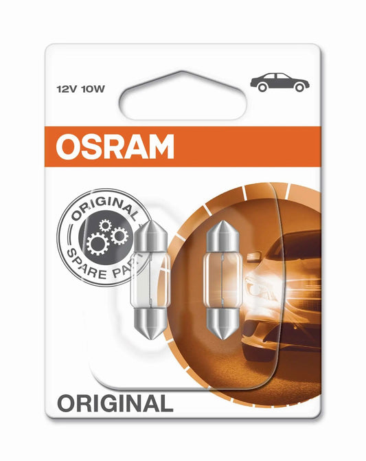 10W 31mm Soffitte Doppelblister 12V Original OSRAM - Samsuns Group