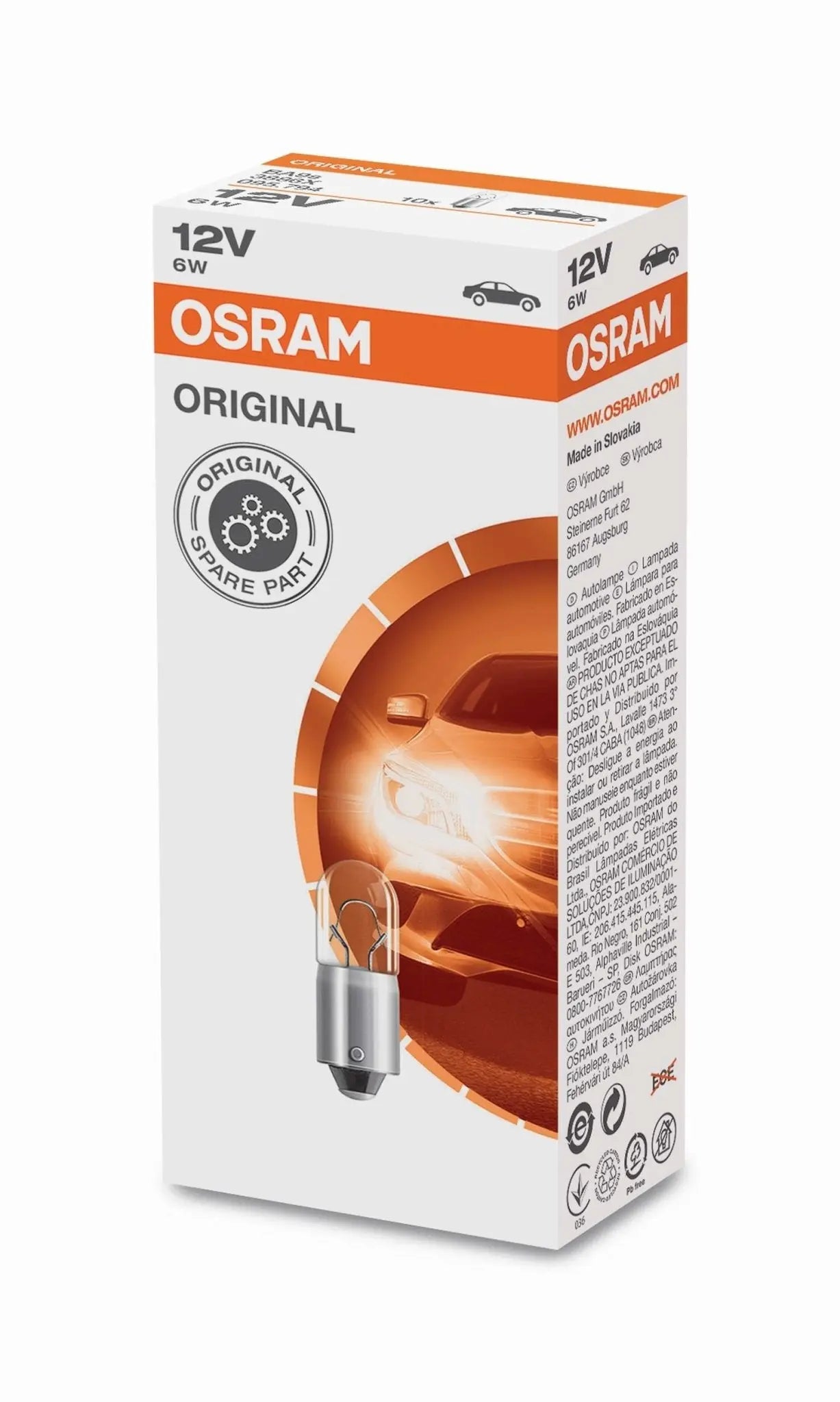 6W Metallsockel 12V Original OSRAM - Samsuns Group