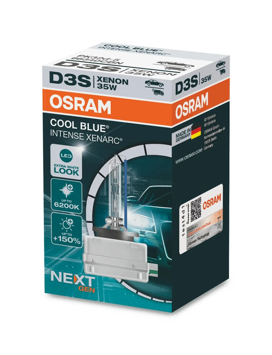 D3S 12V+24V 35W PK32d-5 XENARC COOL BLUE INTENSE NextGen. 6200K +150% 1 St. OSRAM - Samsuns Group