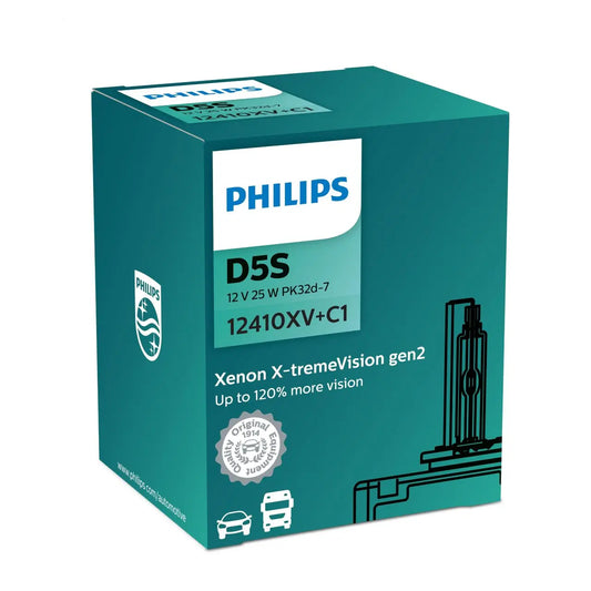 D5S 12/24V 25W PK32d-7 X-tremeVision Gen2 1St. Philips - Samsuns Group