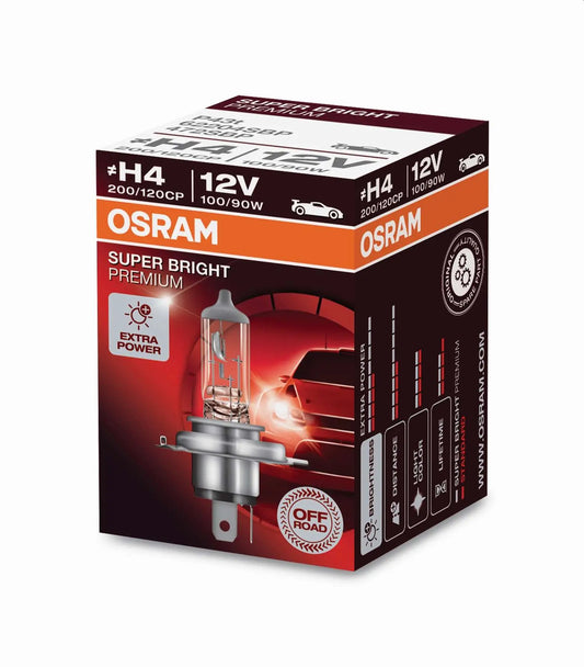 H4 12V 100/90W - SUPER BRIGHT PREMIUM OFF ROAD OSRAM - Samsuns Group