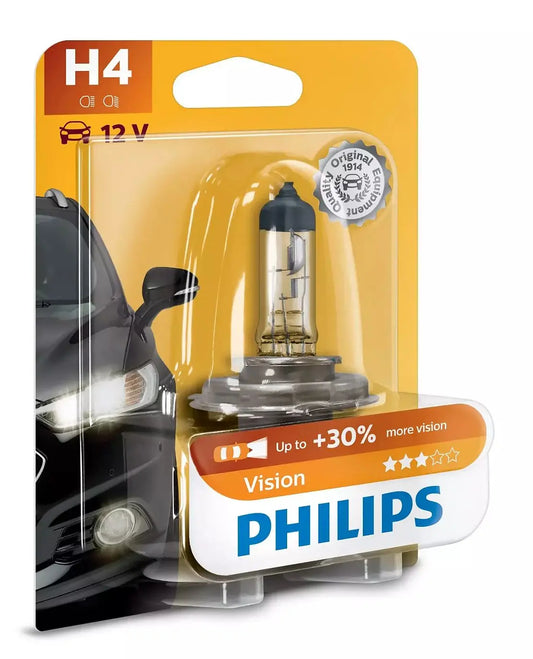 H4 12V 60/55W P43t Vision +30% 1 St. Blister Philips - Samsuns Group