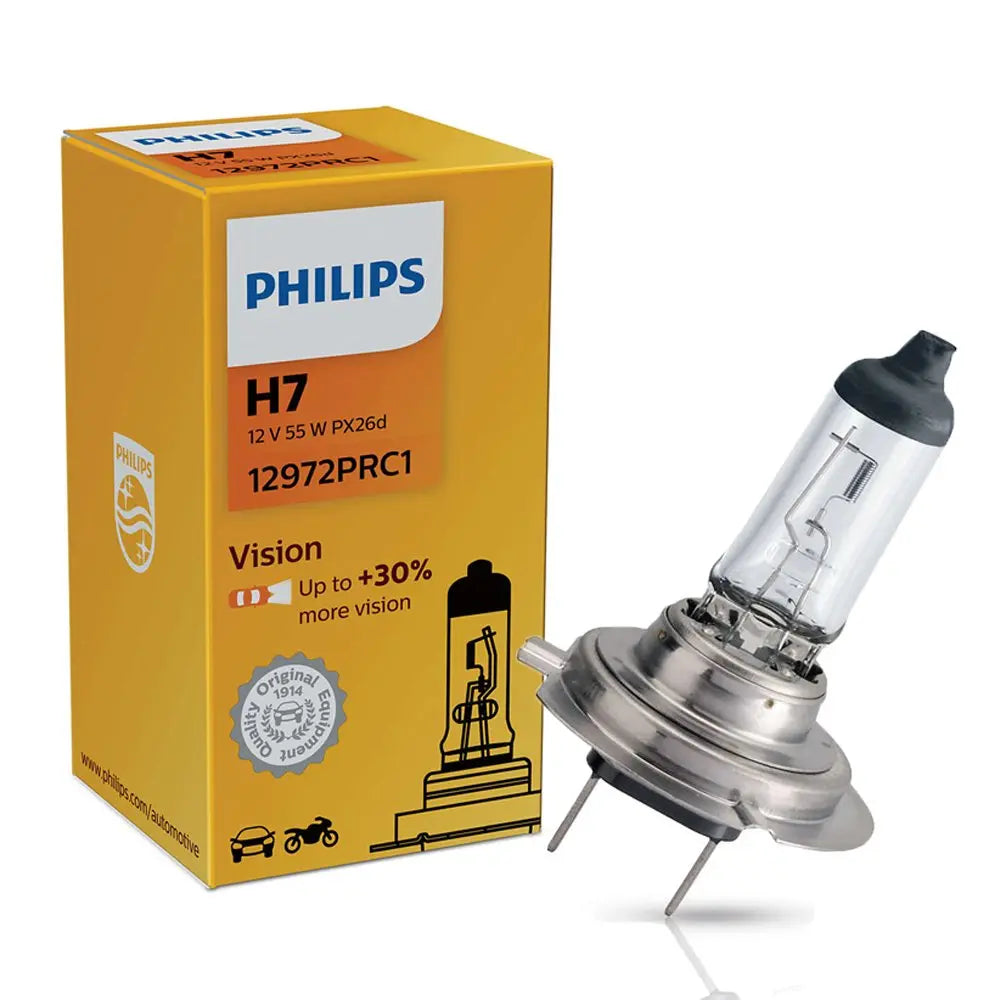 H7 12V 55W PX26d Vision +30% 1 St. Philips - Samsuns Group
