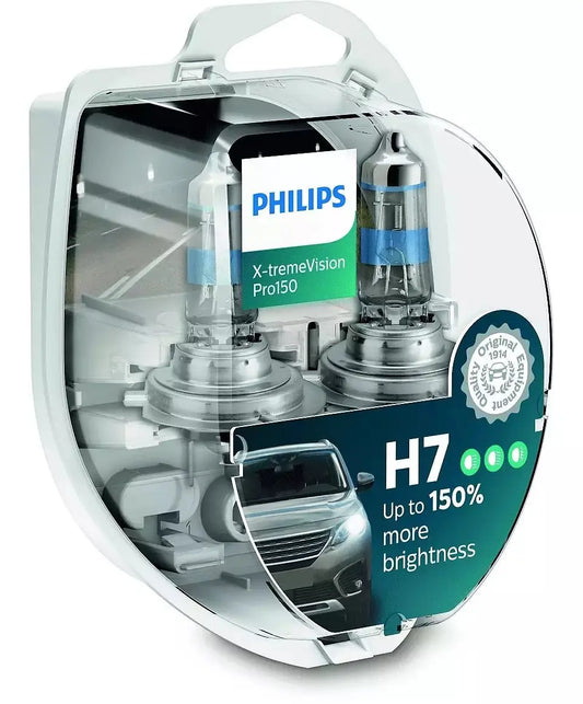 H7 12V 55W PX26d X-tremeVision Pro150 2 St. Philips - Samsuns Group