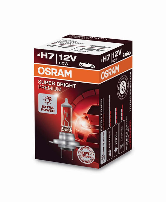H7 12V 80W - SUPER BRIGHT PREMIUM OFF ROAD OSRAM - Samsuns Group