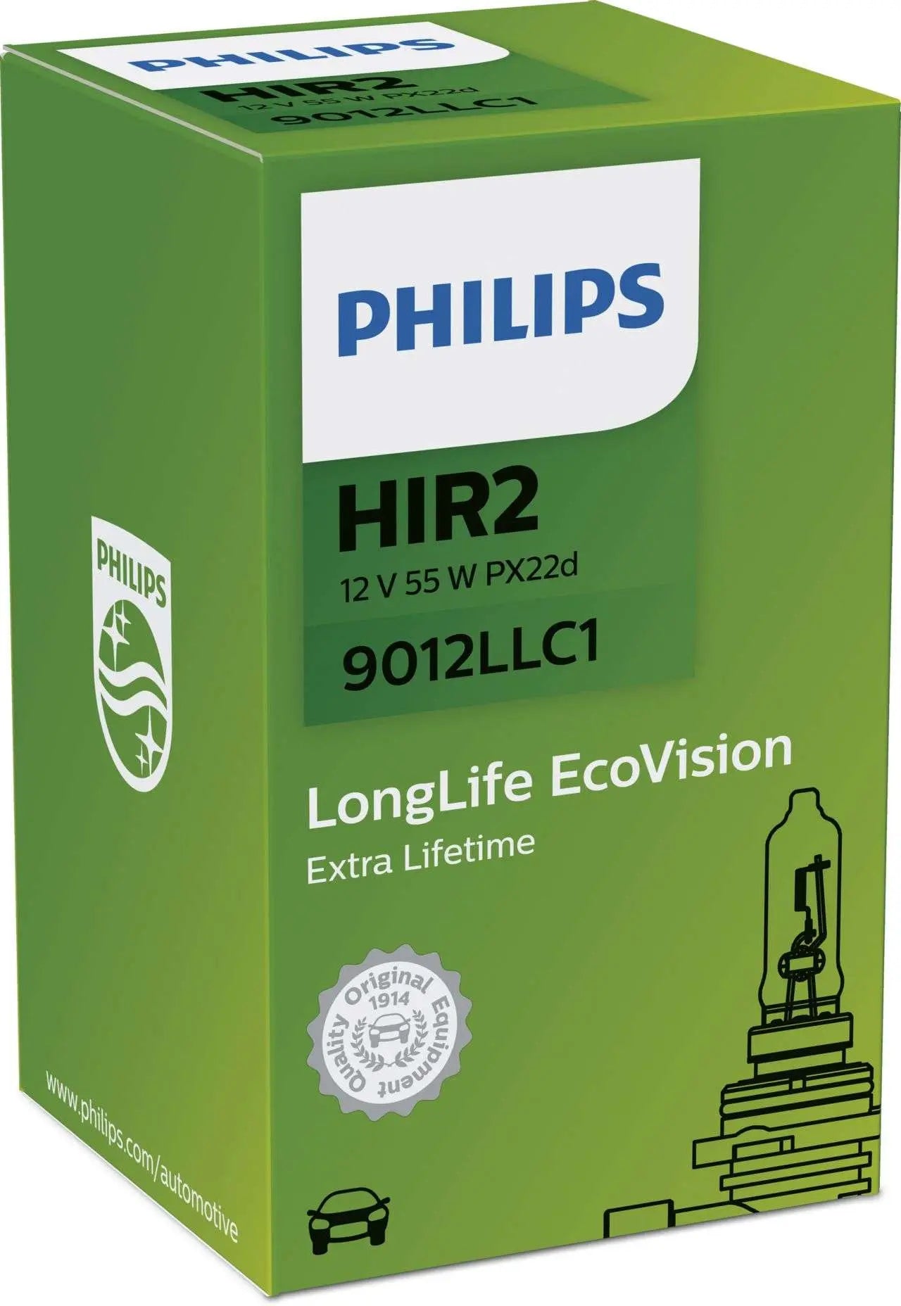 HIR2 12V 55W PX22d LongerLife 3x life time 1 St. Philips - Samsuns Group