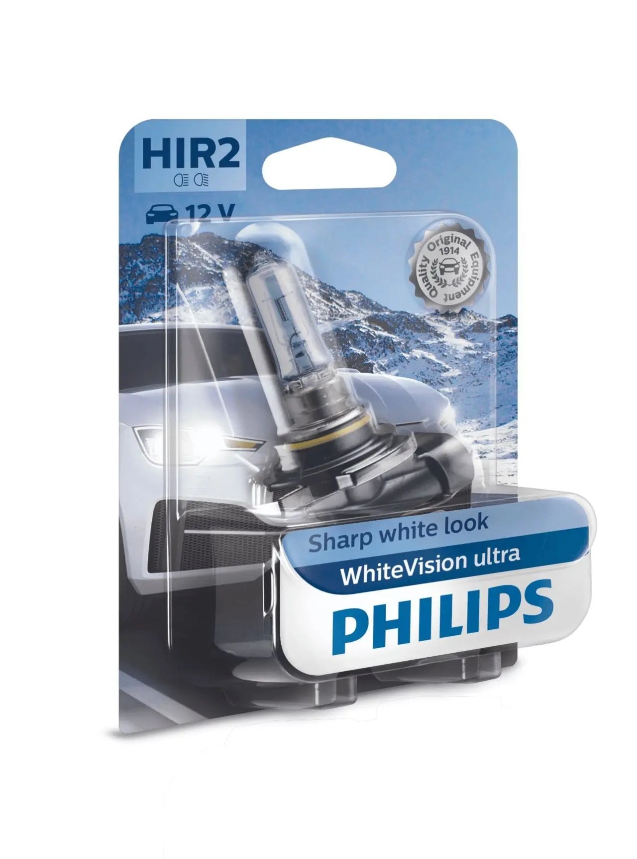HIR2 12V 55W PX22d WhiteVision Ultra 1St. Philips - Samsuns Group