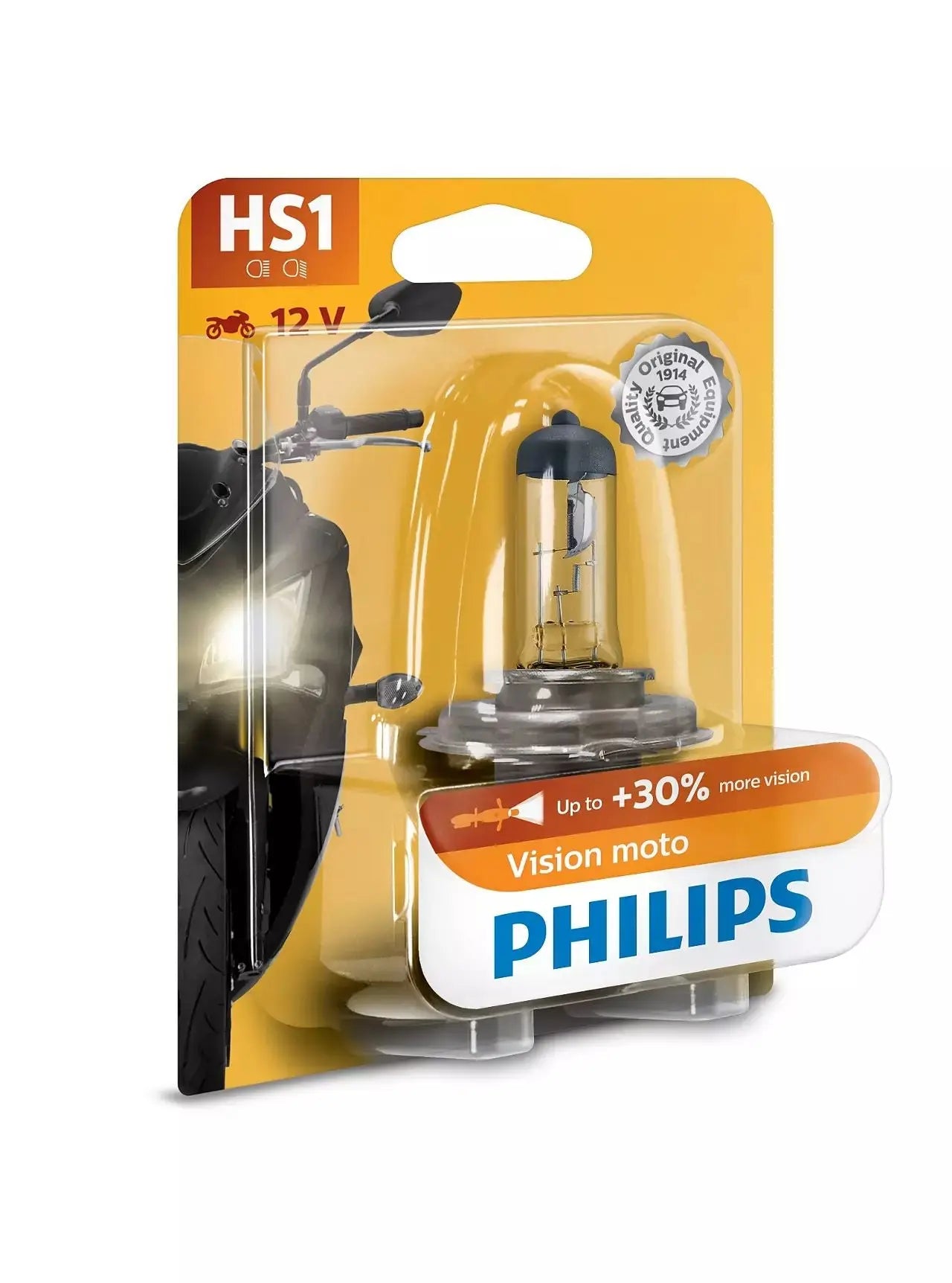 HS1 12V 35/35W Vision Moto +30% 1 St. Blister Philips - Samsuns Group
