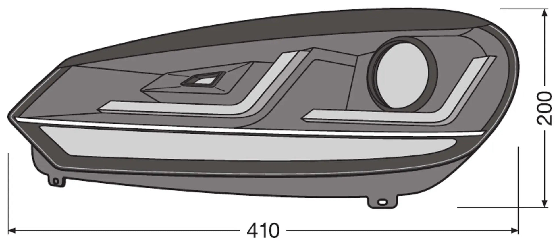 Scheinwerfer LEDriving Xenarc GTI für Golf VI LED-Tagfahrlicht und D8S Xenon 2 St. OSRAM - Samsuns Group