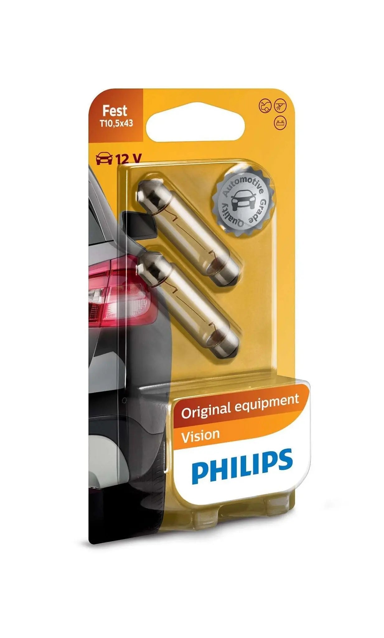 SV8,5 12V 10W Soffitte Premium/Vison Blister 2st. Philips - Samsuns Group