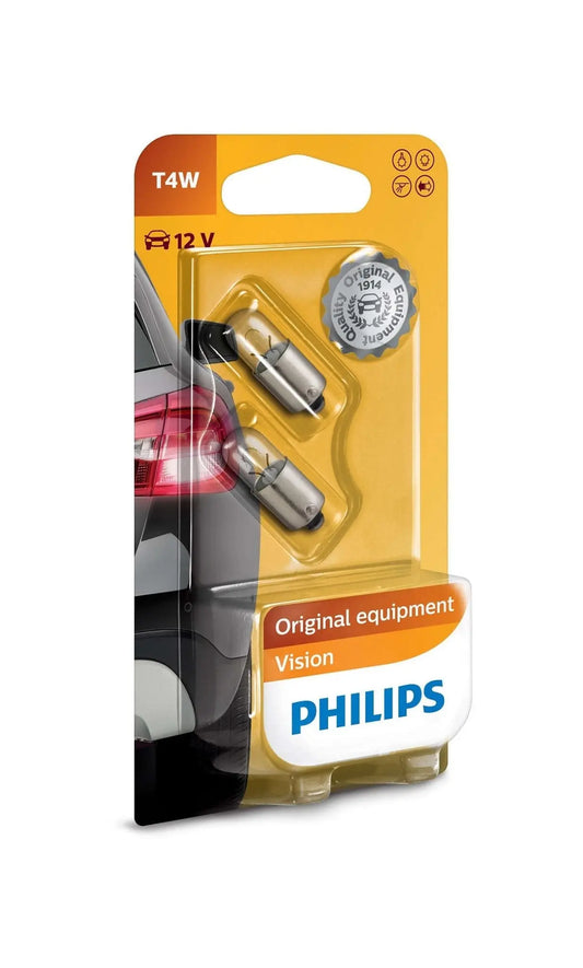 T4W 12V 4W BA9s Premium/Vision Blister 2st. duo Philips - Samsuns Group