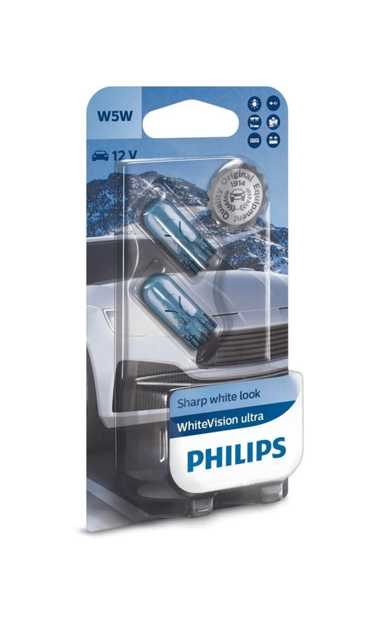 W5W 12V 5W W2,1x9,5d WhiteVision Ultra 2 St. Philips - Samsuns Group