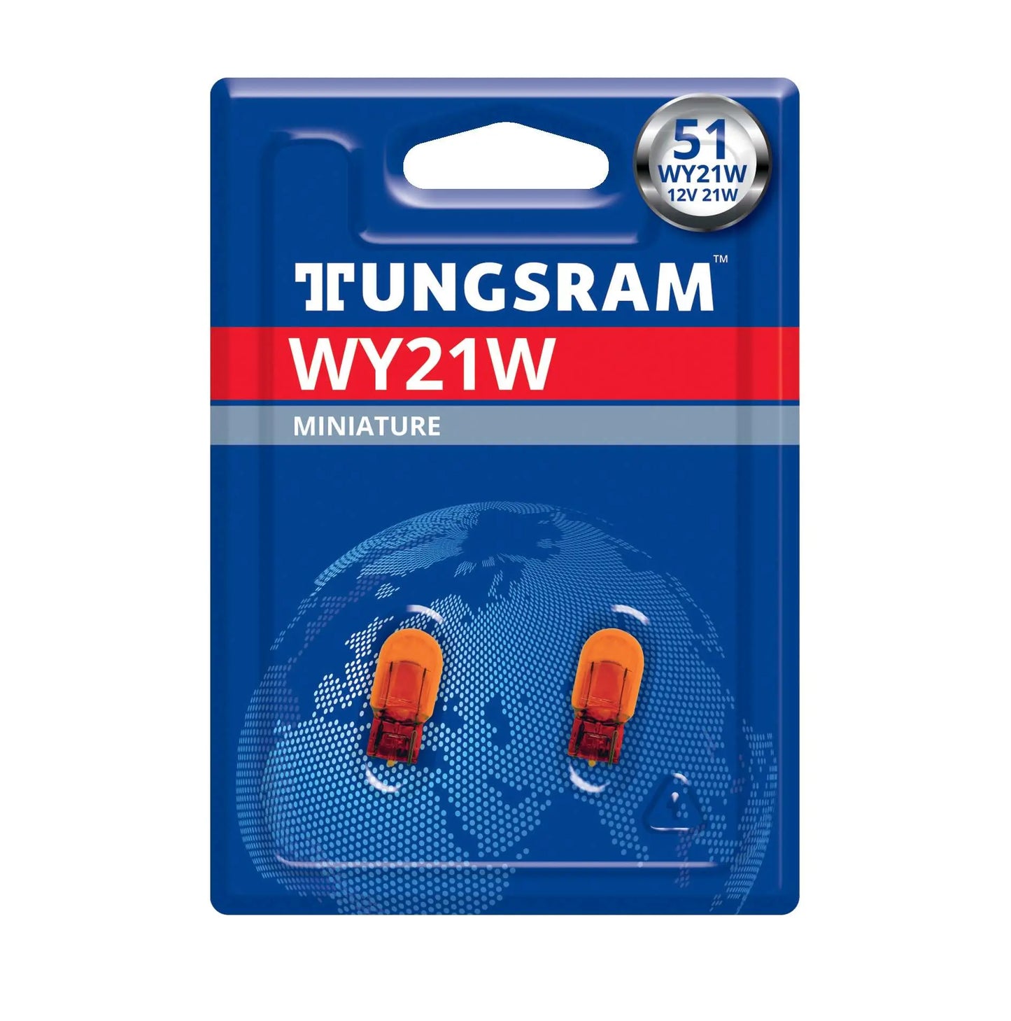WY21W 12V 21W WX3x16d C1 (gelb) Standard 2St. Blister Tungsram - Samsuns Group